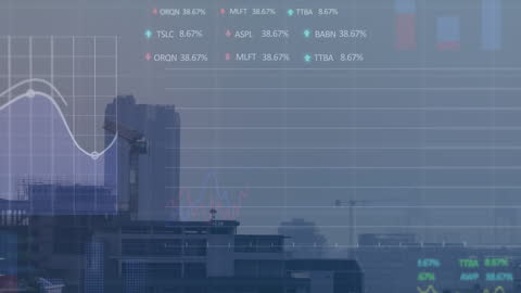 Financial Data Analysis in Modern Cityscape