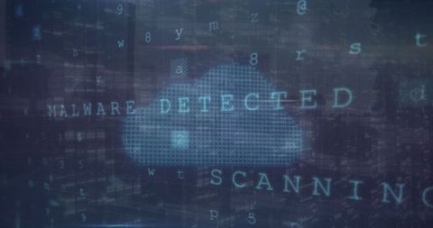 Cybersecurity alert: malware detected in digital cloud system