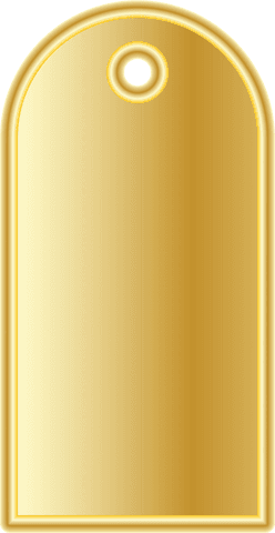 Shiny Gold Gift Tag with Hole on Transparent Background - Download Free Stock Videos Pikwizard.com