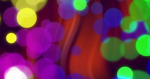 Vibrant Glowing Light Spots on Red Background - Download Free Stock Images Pikwizard.com