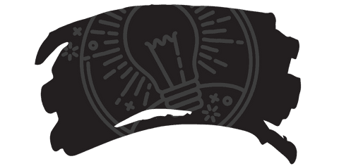 Innovative light bulb illustration on transparent background