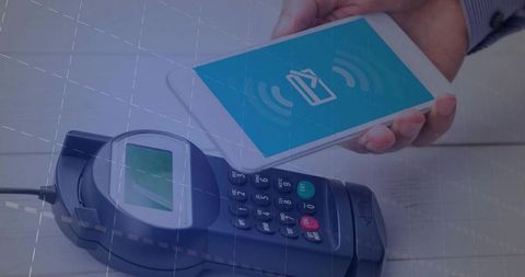Contactless smartphone payment at retail terminal