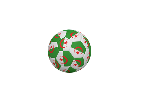 transparent football highlighting algerian flag elements - Download Free Stock Videos Pikwizard.com