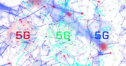 5G Network Connectivity with Global Digital Communication - Download Free Stock Images Pikwizard.com