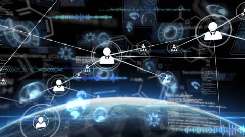 Global Connections Network Overlay Virtual Graphics