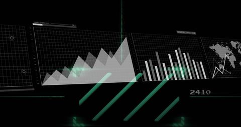 Digital Data Visualization and Global Connectivity - Download Free Stock Images Pikwizard.com