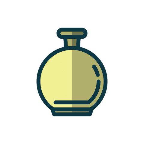 yellow vase icon on transparent background for decorations - Download Free Stock Videos Pikwizard.com