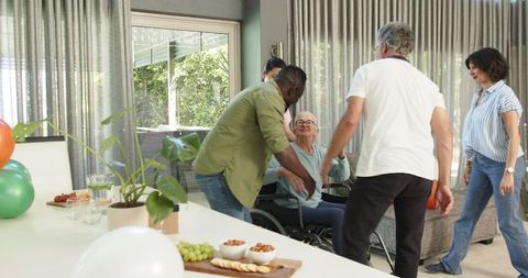Senior Support Group Embracing New Member