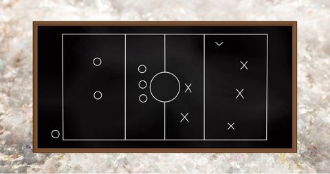 strategic game plan on chalkboard over abstract background - Download Free Stock Images Pikwizard.com