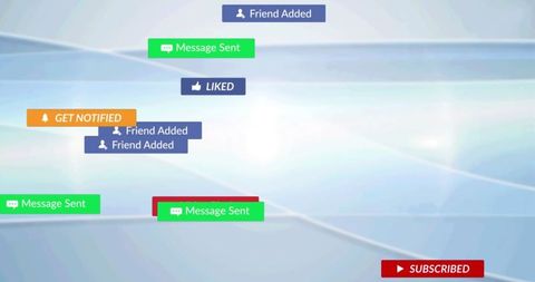 Dynamic Connection With Falling Social Media Icons Concept - Download Free Stock Images Pikwizard.com
