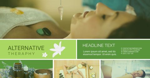 Holistic Wellness and Alternative Therapy Concept - Download Free Stock Templates Pikwizard.com