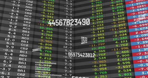 Digital Stock Market Data Processing Visualization