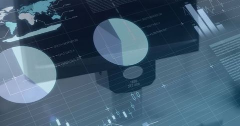 Digital Data Analysis Over Retail Cash Monitor - Download Free Stock Images Pikwizard.com
