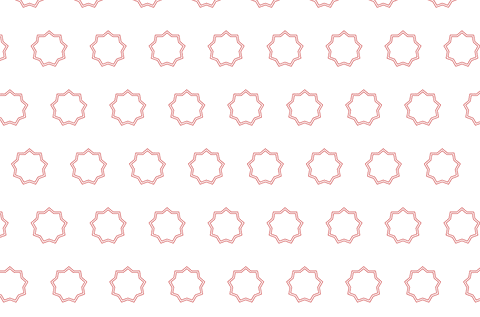 Red Geometric Stars on Transparent Background Digital Pattern - Download Free Stock Videos Pikwizard.com