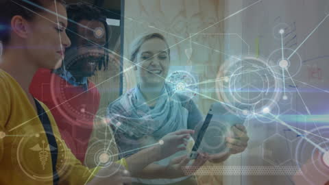 Diverse Team Appears Survey Company Cyber Network Security Seminar