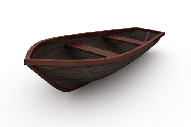 Transparent Wooden Boat without Background Showing Realistic Shadows - Download Free Stock Videos Pikwizard.com