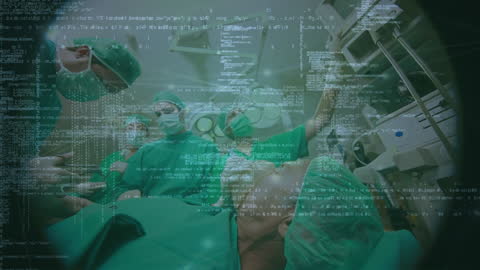 Digital Overlay of Surgeons in Operating Room with Medical Data Visualization