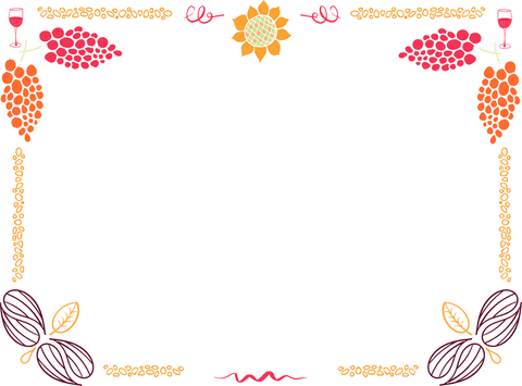 transparent frame with grapes and wine accents - Download Free Stock Videos Pikwizard.com