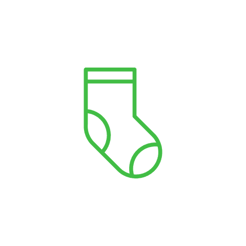 green sock illustration on transparent background - Download Free Stock Videos Pikwizard.com