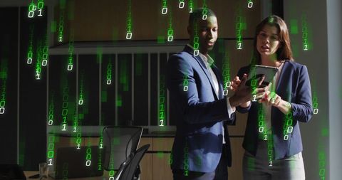 Business Team Data Analysis in Futuristic Office - Download Free Stock Images Pikwizard.com