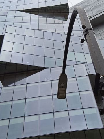 Futuristic Architecture and Modern Street Lighting