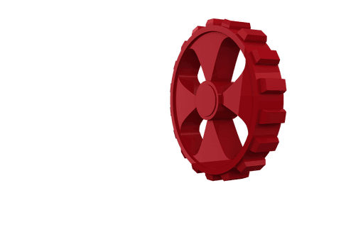 Transparent Rotating Red Cogwheel on White Background - Download Free Stock Videos Pikwizard.com