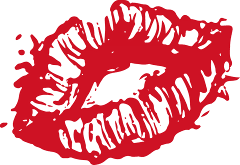 Bold Red Lipstick Kiss Imprint on Transparent Background - Download Free Stock Videos Pikwizard.com