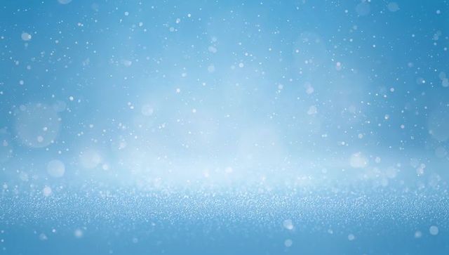 Shimmering Blue Glitter Bokeh Backdrop with Reflective Sparkle Field and Soft Gradient