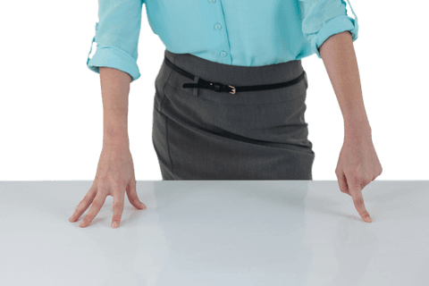 Transparent Interaction with Virtual Digital Surface