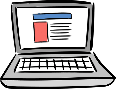 digital illustration transparent background open laptop - Download Free Stock Videos Pikwizard.com