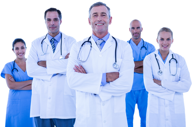 Transparent Portrait of Confident Multigenerational Medical Team - Download Free Stock Videos Pikwizard.com