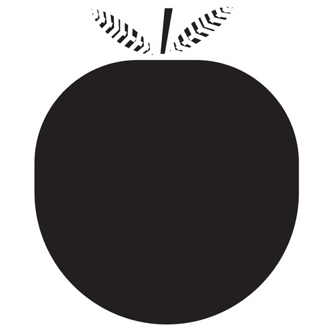 black apple silhouette on transparent background vector illustration - Download Free Stock Videos Pikwizard.com