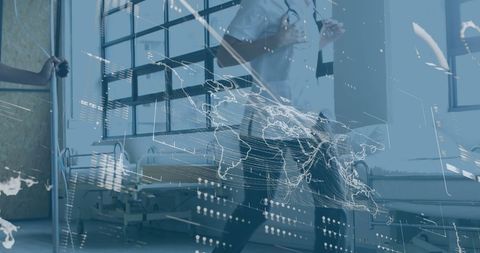 Digital Medicine and Global Healthcare Technology Concept