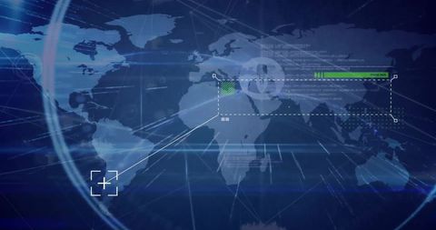 Global Network Connection with Technology Interface - Download Free Stock Images Pikwizard.com