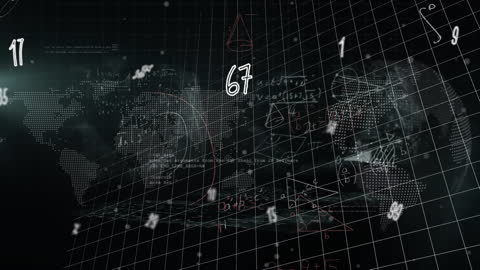 Digital Network Maps with Global Connectivity and Data Graphics