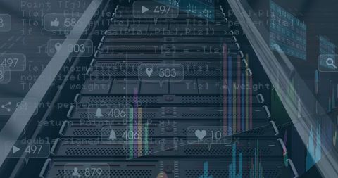 Visualizing Financial Data in a Tetrabyte Server Room