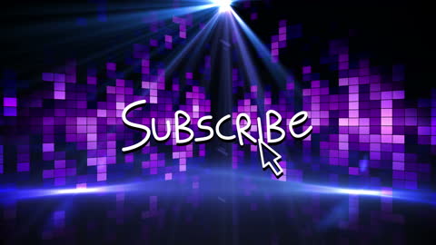 Subscribe Text with Modern Digital Background
