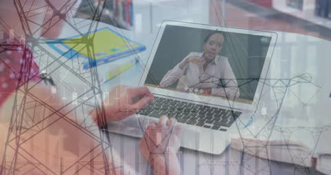 Virtual Networking and Media Consultation Concept