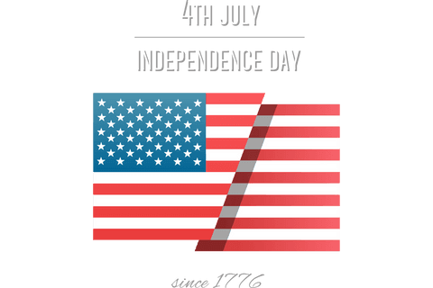 united states flag for july 4th independence day celebration transparent illustration - Download Free Stock Videos Pikwizard.com
