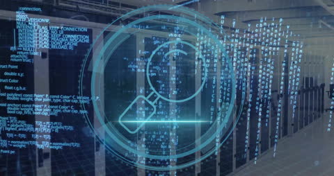 Cybersecurity and Data Analysis Conceptual Animation