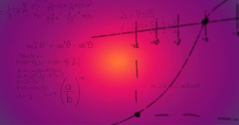 abstract mathematics formulae on gradient background - Download Free Stock Images Pikwizard.com