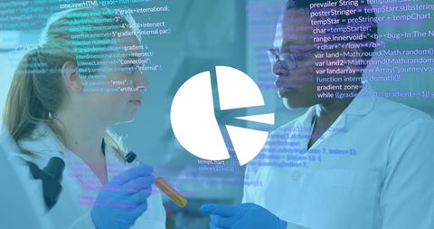 digital data analysis concept with scientists collaborating in lab - Download Free Stock Images Pikwizard.com