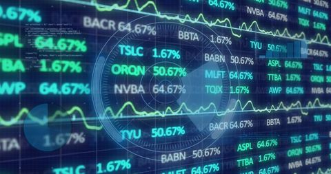 Digital financial stock data display and analysis
