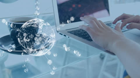 Digital Network and Global Communication Concept