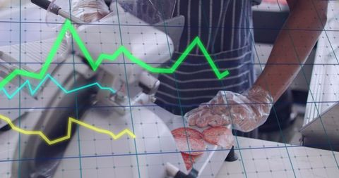 Economic growth with data interface and financial analysis