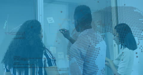 Diverse Team Brainstorming with Digital Financial Data Overlay