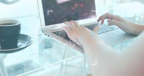 Biometric Security with Laptop Fingerprint Authentication - Download Free Stock Images Pikwizard.com