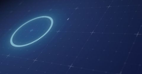 Futuristic Digital Blue Scope Interface on Grid Background - Download Free Stock Images Pikwizard.com
