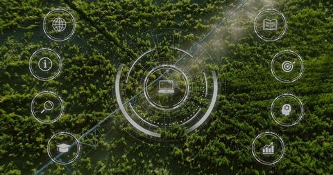 Technology integration for environmental monitoring in forests