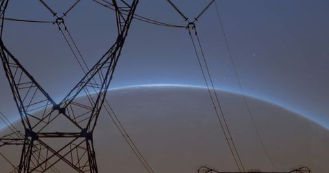 Global Connections: Cityscape and Network Overlay